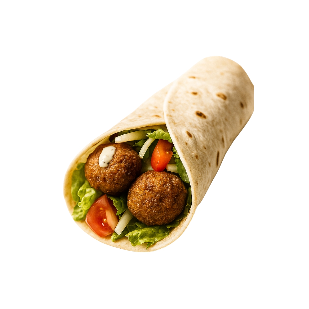 Durum z falafelem
